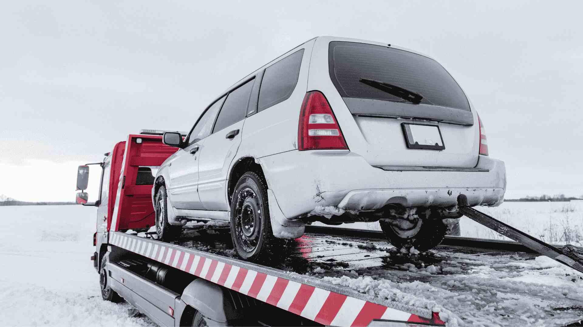 TRANSPORT DE VOITURE (PLATEAU REMORQUAGE LEGER) LAC SAINT-JEAN